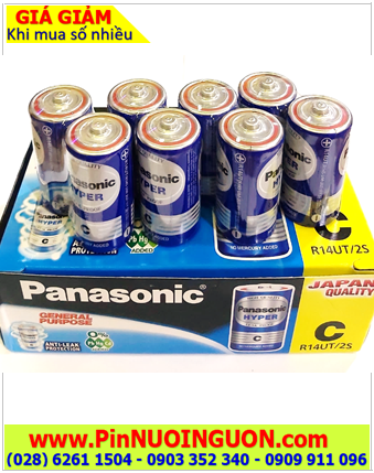 COMBO 1HỘP 24viên Pin 1.5v Panasonic R14UT/2S Hyper _Thailand _Giá chỉ 179.000đ/ HỘP 24viên